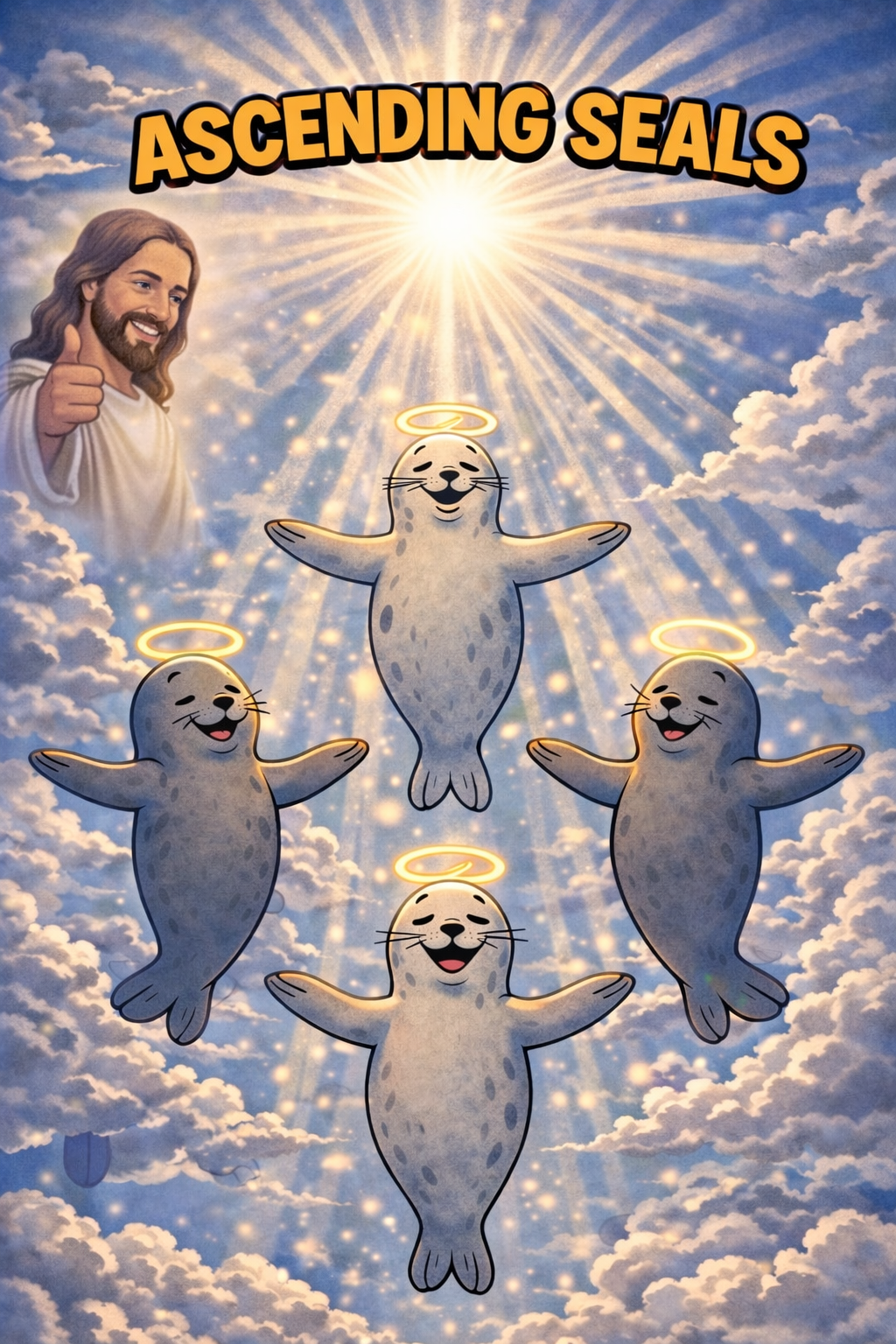Ascending Seals Barleywine Can Art